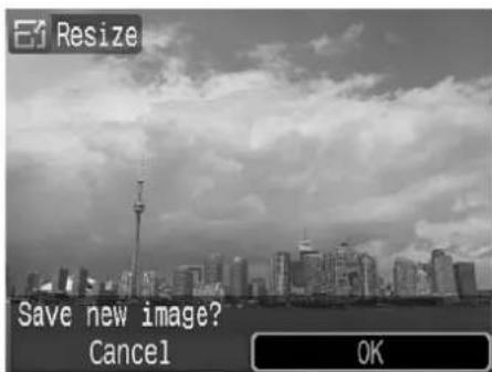 E1 Resize Save new image? Cancel OK