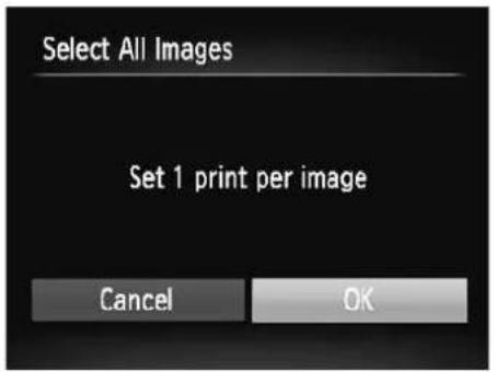 Select All Images Set 1 print per image Cancel OK