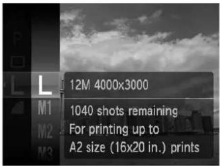 12M 4000x3000 1040 shots remaining For printing up to A2 size (16x20 in.) prints