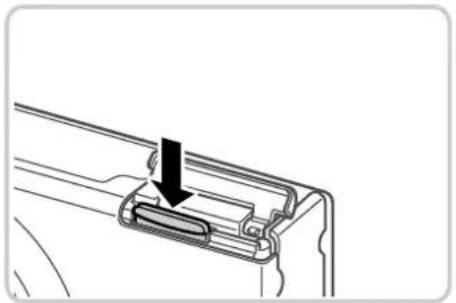 CANON IXUS 500 HS - Removing the Memory Card - 1