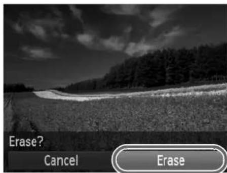 Erase? Cancel Erase
