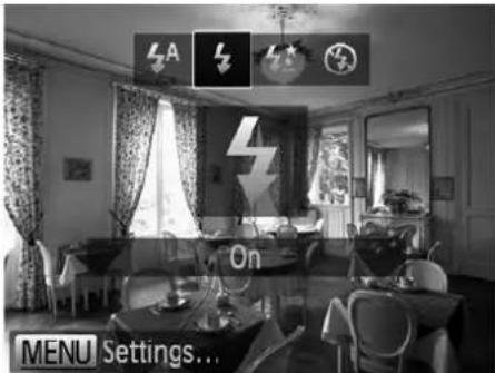 A On MENU Settings...