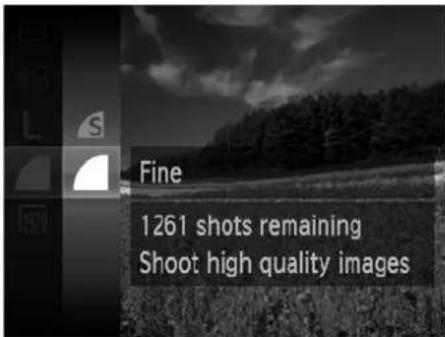 Fine 1261 shots remaining Shoot high quality images