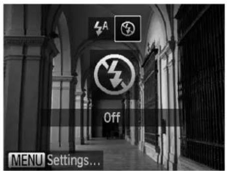 OFF MENU Settings...