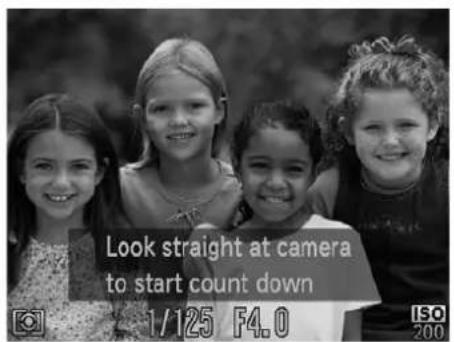 Look straight at camera to start count down 1/125 F4.0 ISO 200