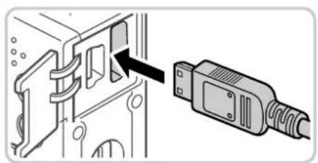 CANON IXUS 500 HS - Connect the camera to the TV. - 1
