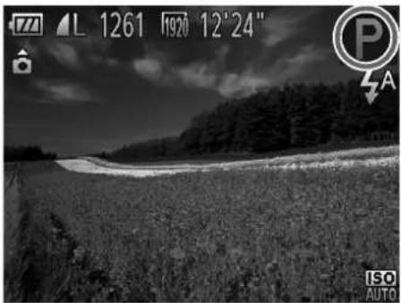 CANON IXUS 500 HS - Shooting in Program AE Mode (P Mode) - 1