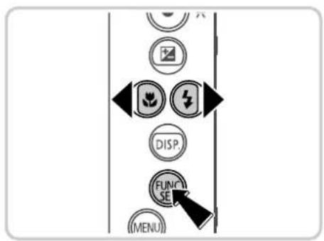 Diagram showing a vertical control panel with icons for display, refresh, and menu functions