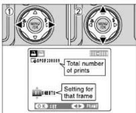 1 2 Total number of prints Setting for that frame