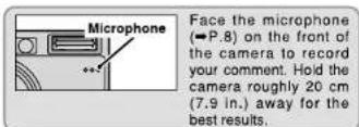 FUJIFILM FinePix F700 - RECORDING VOICE MEMOS - 4