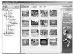 Screenshot of a file explorer window displaying a grid of image thumbnails with Chinese labels, likely from a presentation or editing interface.