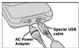 Special USB cable AC Power Adapter