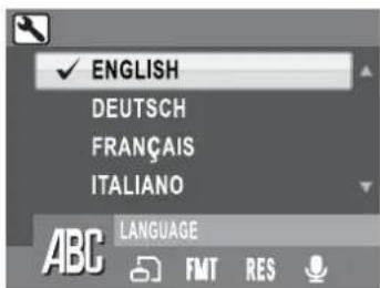ENGLISH DEUTSCH FRANÇAIS ITALIANO LANGUAGE ABC FMT RES