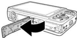 PENTAX Optio M85 - Inserting an SD/SDHC Memory Card - 2