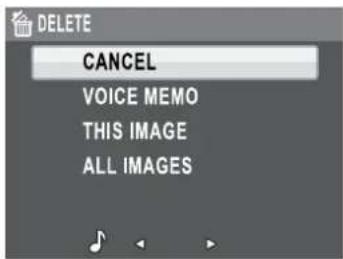 DELETE CANCEL VOICE MEMO THIS IMAGE ALL IMAGES