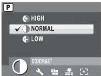 HIGH ✓ NORMAL LOW CONTRAST