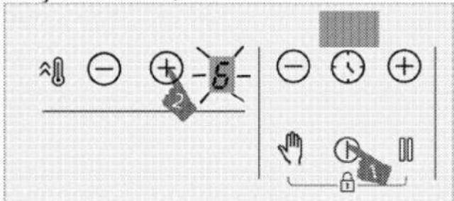 Diagram showing electrical symbols and components with labels like '↑', '−', '+', and '5'