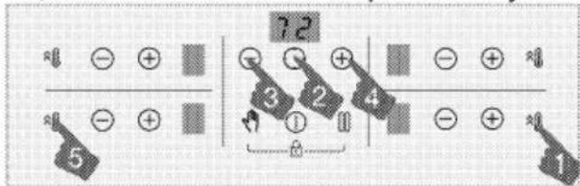 72 5 ① ② 4 - + *# - +