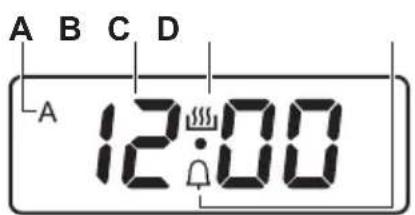 A B C D A 12:00