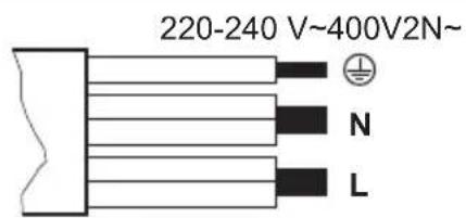220-240 V~400V2N~ N L