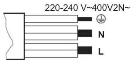 220-240 V~400V2N~ N L