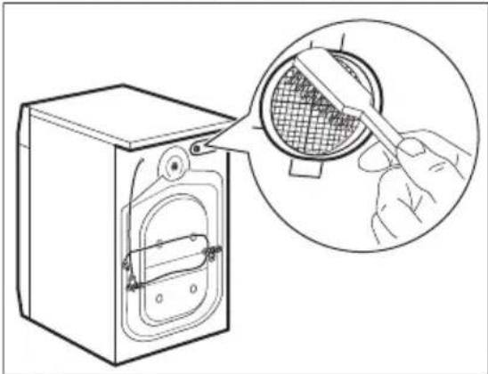 ELECTROLUX EW7F5412SACE - Чистење на доводното црево и филтерот на вентилот - 3