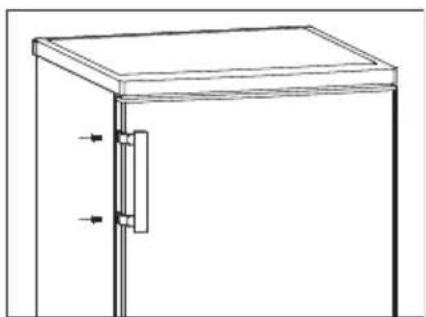 GORENJE RB585DW4 - Inštalácia rukoväti dvierok - 2
