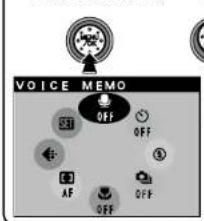 VOICE MEMO OFF OFF AF OFF