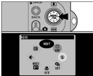 OPEN BACK ON/OFF NEXT SET OFF MODE OFF OFF