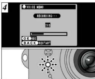 VOICE MEMO RECORDING... RGB OK REC BACK RESTART