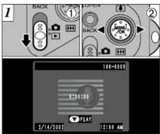 I BACK 1 DOWN 2 BACK 3 MENI OK 108-0603 0:00:00 PLAY 5/14/2002 12:00 AM