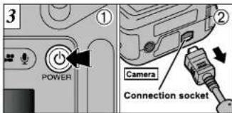 3 POWER Camera Connection socket
