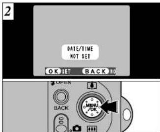 2 DATE/TIME NOT SET OK SET BACK NO OPEN BACK MINUT/ OK