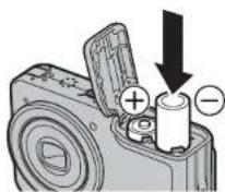 FUJIFILM FinePix A100 - Insert the batteries. - 1