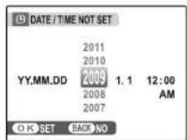 FUJIFILM FinePix A100 - Set the date and time. - 1
