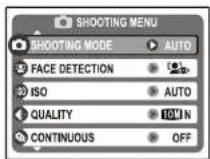 FUJIFILM FinePix A100 - Turn Intelligent Face Detection on. - 2