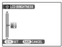 FUJIFILM FinePix A100 - LCD BRIGHTNESS - 1