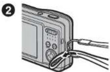FUJIFILM FinePix A100 - Attaching the Strap - 2