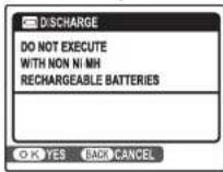 FUJIFILM FinePix A100 - DISCHARGE (Ni-MH Batteries Only) - 1
