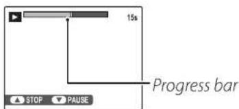 15s Progress bar STOP PAUSE