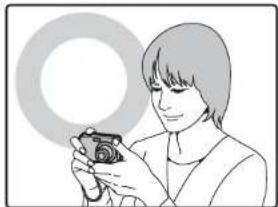 FUJIFILM FinePix A100 - Holding the Camera - 1