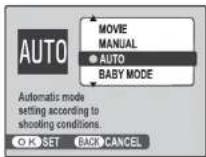 FUJIFILM FinePix A100 - Selecting a Shooting Mode - 5