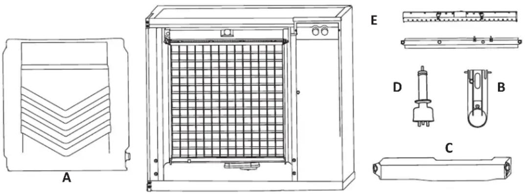 Manitowoc Indigo NXT Series iP0600 - Sklonite cijev(i) za raspodjelu vode - 1
