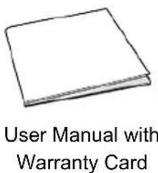 User Manual with Warranty Card