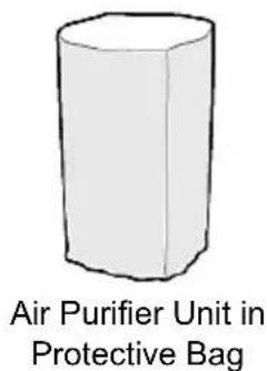Air Purifier Unit in Protective Bag