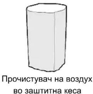 Прочистувач на воздух во заштитна кеса