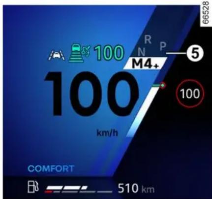 100 R P N P M4+ 100 km/h 100 COMFORT 510 km
