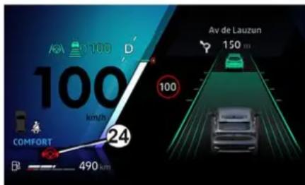 100 km/h AV de Lauzun 150 m COMFORT 490 km 24