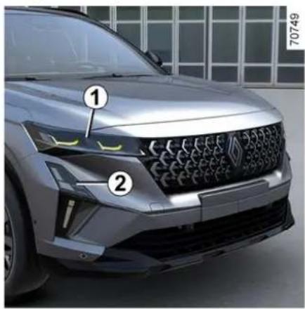 RENAULT Austral (2025) - FAROVI, SVJETLA; ZAMJENA ŽARULJA - 1