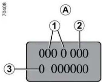 70408 ① ② 000 0 000 0 000000 ③ A